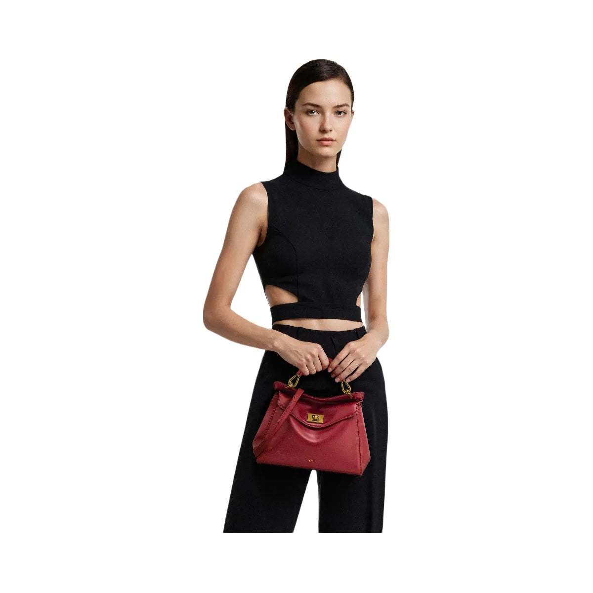 JW PEI Lucia Classic Top Handbag Claret