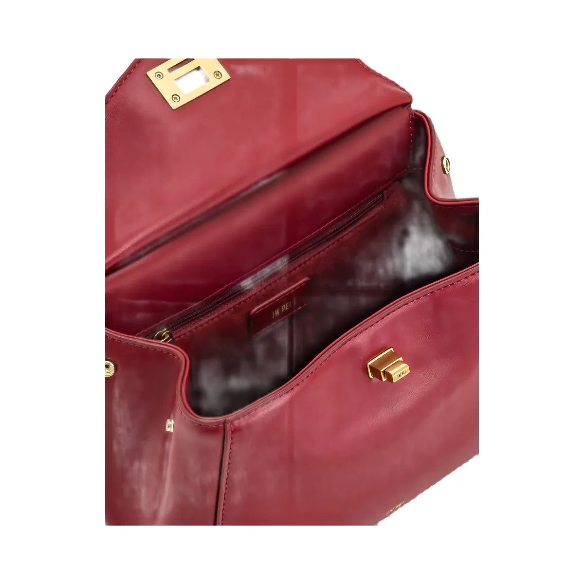 JW PEI Lucia Classic Top Handbag Claret