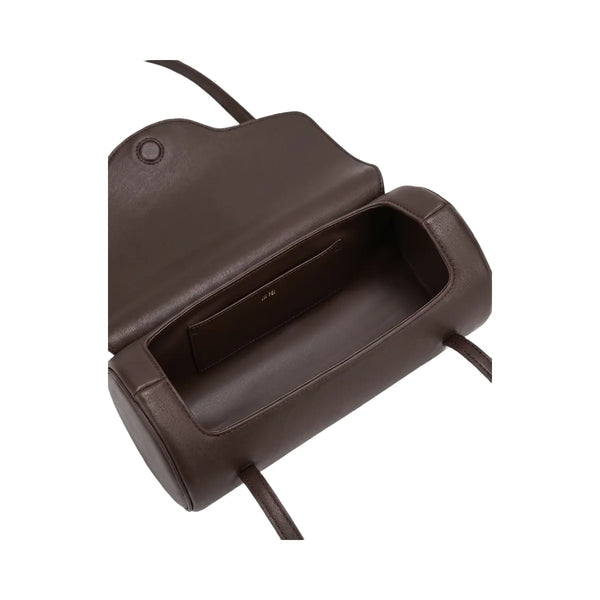 JW PEI Solenne Barrel Shoulder Bag Dark Brown