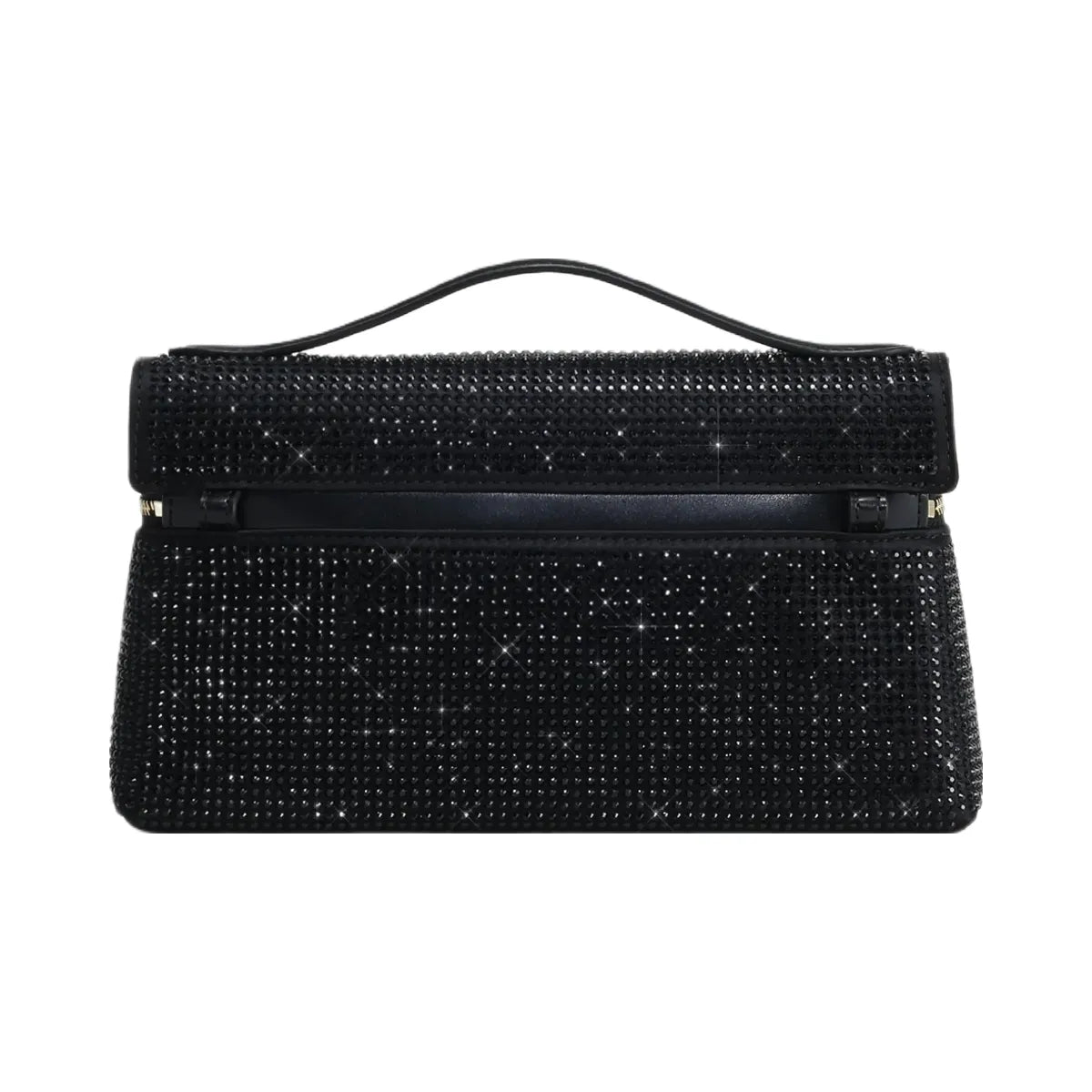 JW PEI Thea Artificial Crystal Top Handle Bag Black