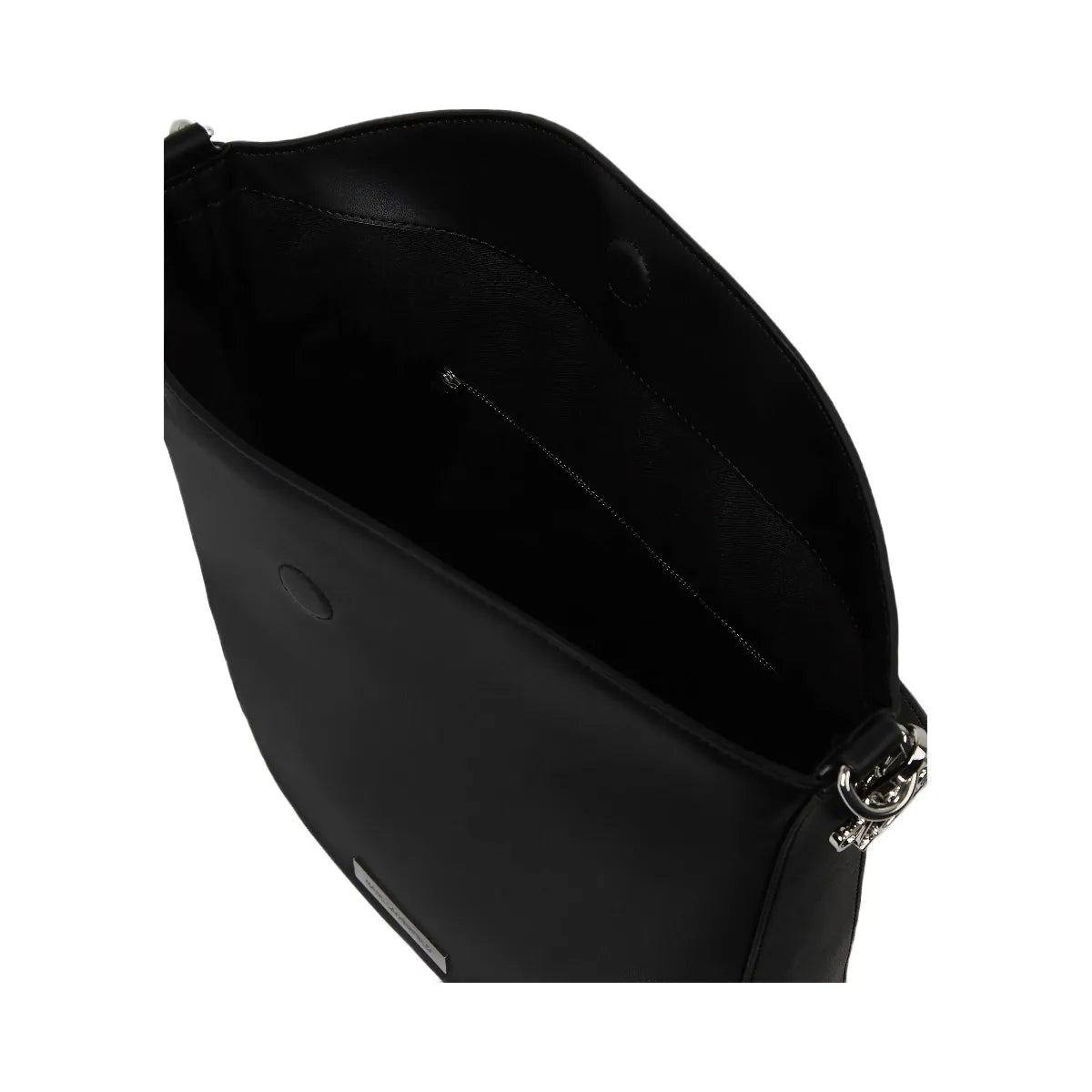 Karl Lagerfeld Ikon Smooth Hobo Bag Black