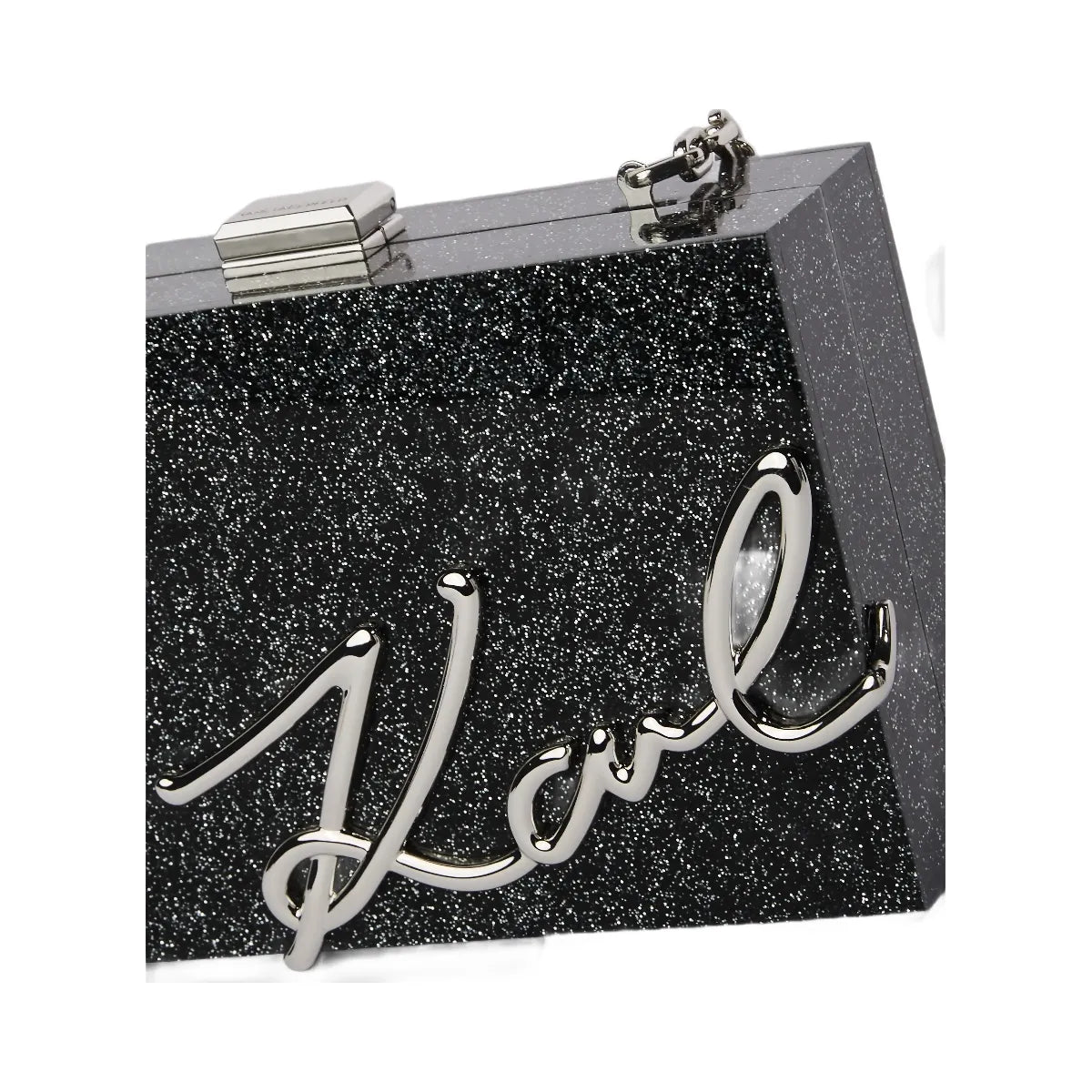 Karl Lagerfeld Soirée Clutch Black Embellishment