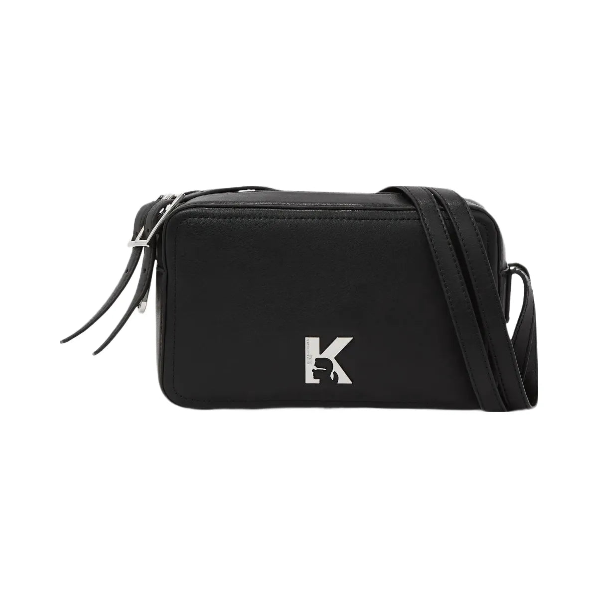 Karl Lagerfeld Twin Strap Camera Bag Black