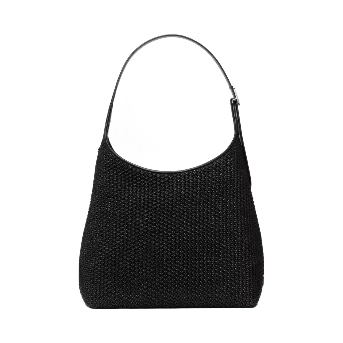 Kate Spade 454 Straw Large Shoulder Bag Black