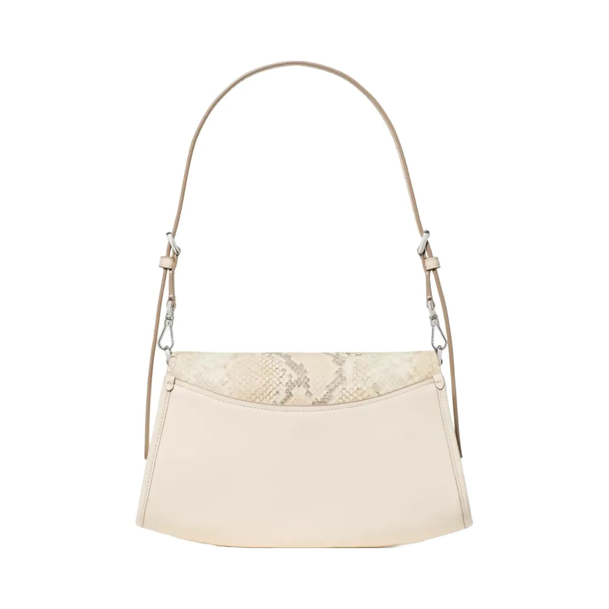 Kate Spade Ali Snake Embossed Shoulder Bag Natural Multi