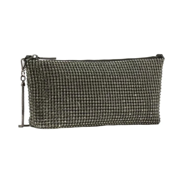 Kate Spade Andie Faux Crystal Mesh Small Shoulder Green Multi