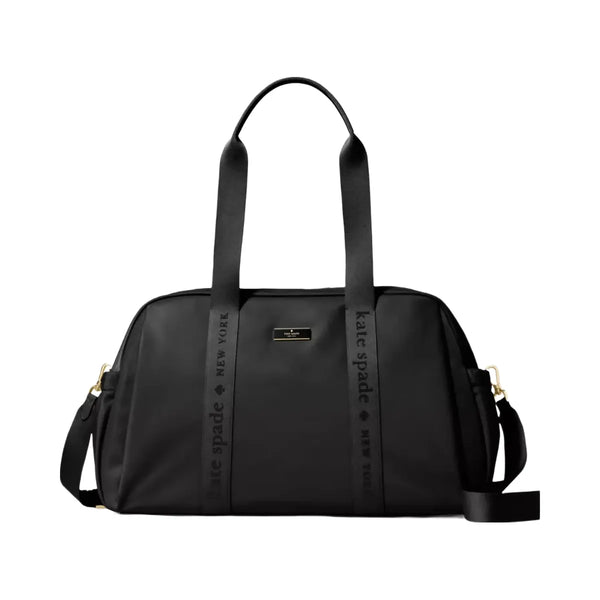 Kate Spade Carter Nylon Weekender Bag Black