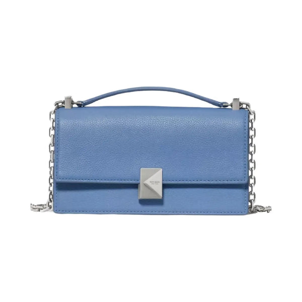 Kate Spade Deco Mini Flap Chain Crossbody Blue