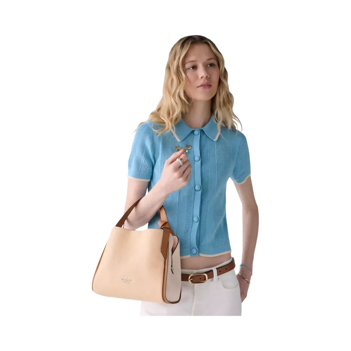 Kate Spade Knott Carryall Bag Crisp Peach Multi