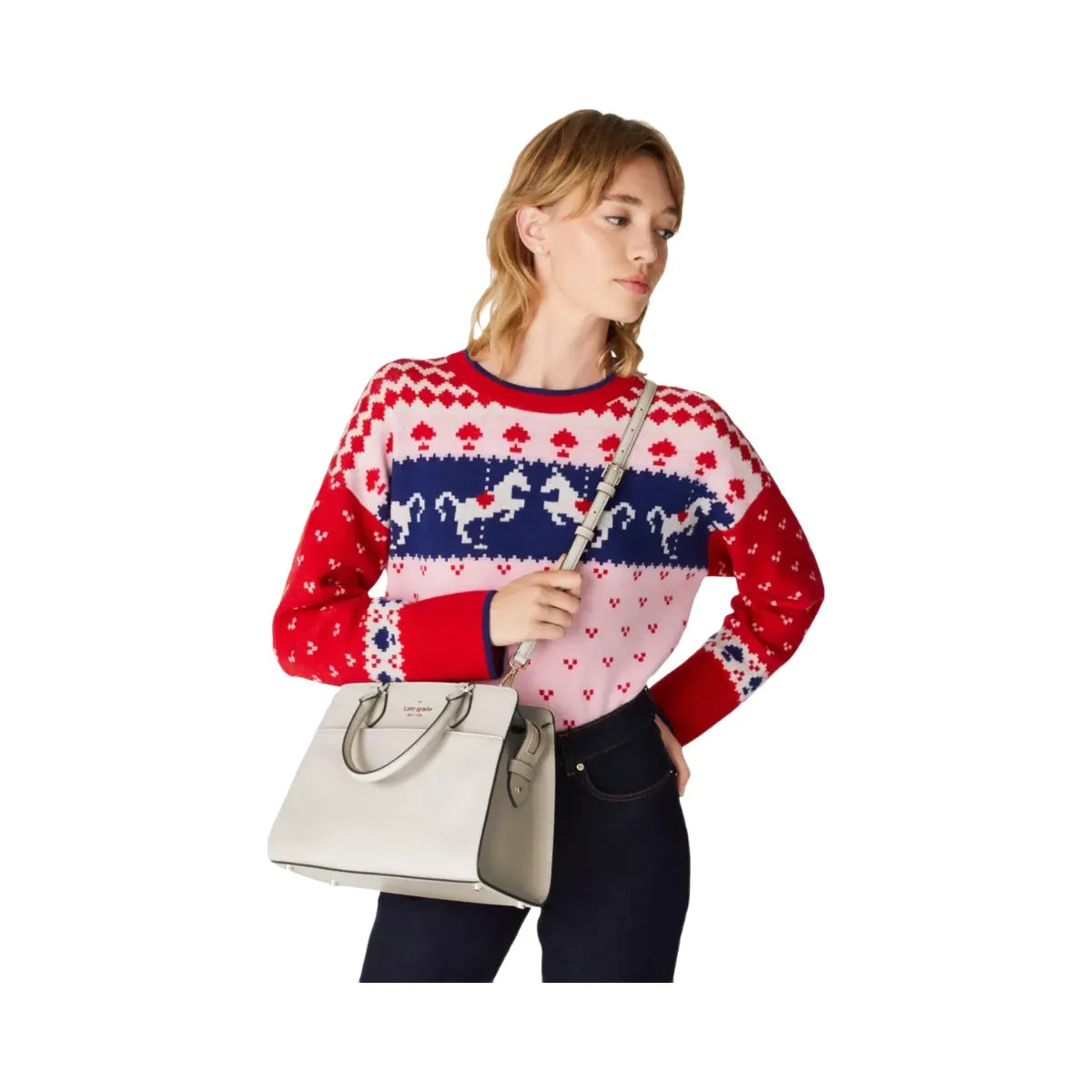 Kate Spade Madison Medium Satchel Bag Meringue