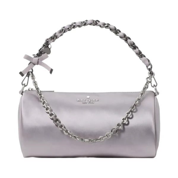 Kate Spade Roulette Satin Mini Convertible Crossbody Gravel Grey