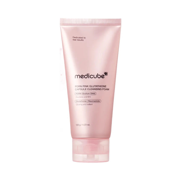Medicube PDRN Pink Glutathione Capsule Foam Cleanser