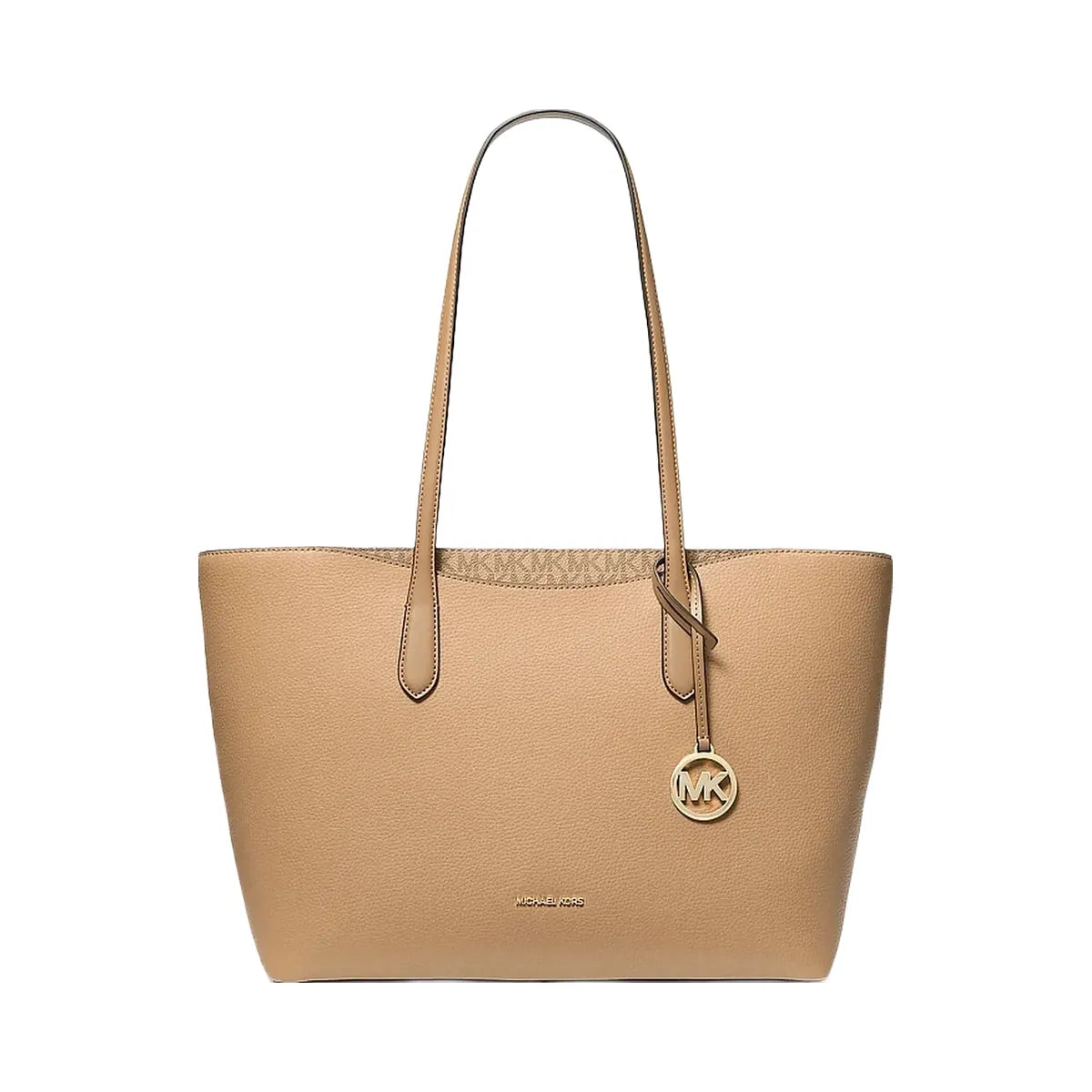 Michael Kors Arden Large Pebbled Leather Tote Bag Camel