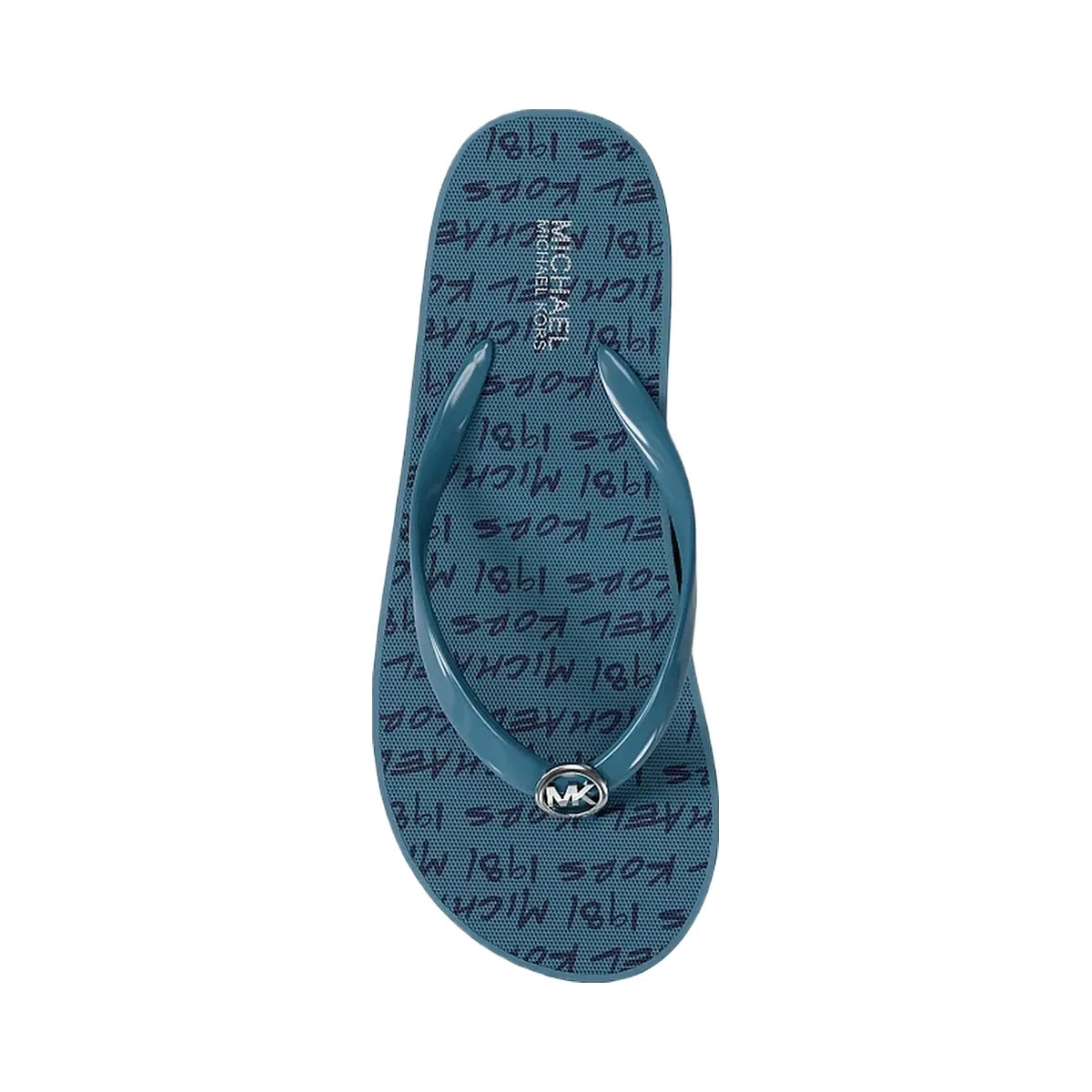 Michael Kors Bedford Logo Flip Flop Denim