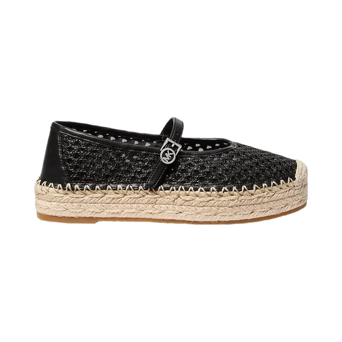 Michael Kors Belina Signature Logo Platform Espadrille Black