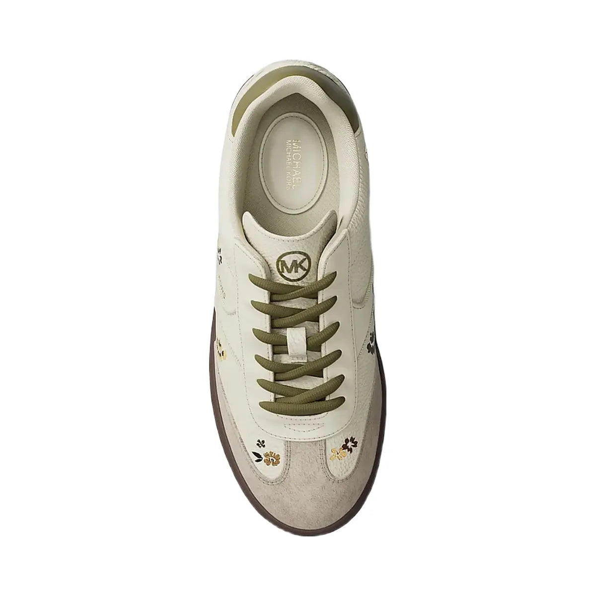 Michael Kors Benny Embellished Sneaker Cream Multi