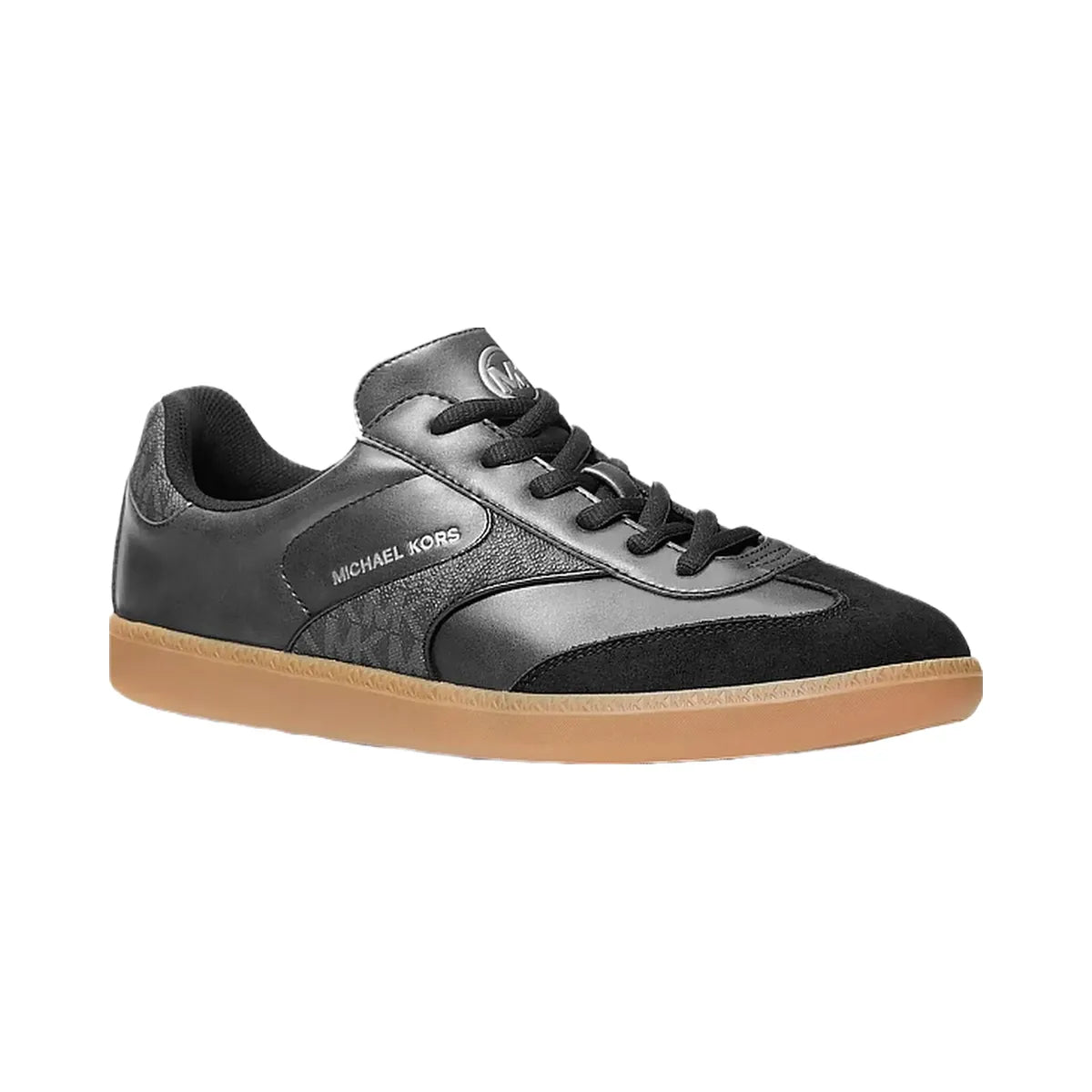 Michael Kors Benny Mixed-Media Sneaker Black
