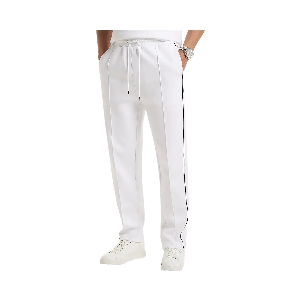 Michael Kors Cotton Blend Joggers White