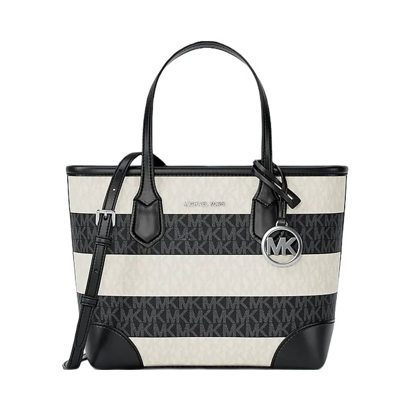 Michael Kors Eva Extra-Small Signature Logo Convertible Crossbody Bag Black
