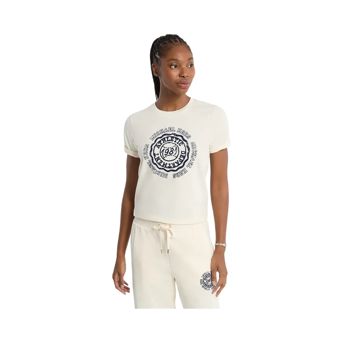 Michael Kors Graphic Logo T-Shirt Bone