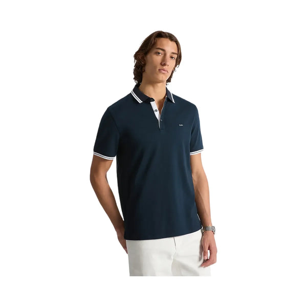 Michael Kors Greenwich Cotton Polo Shirt Midnight