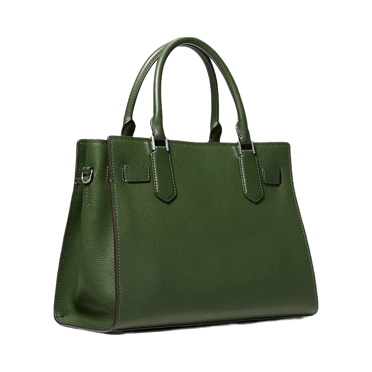 Michael Kors Hamilton Medium Leather Satchel Amazon Green