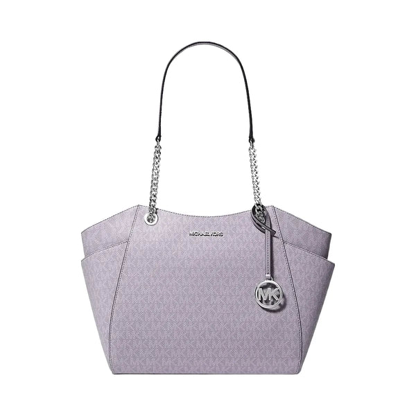 Michael Kors Jet Set Large Signature Logo Shoulder Bag Lilac