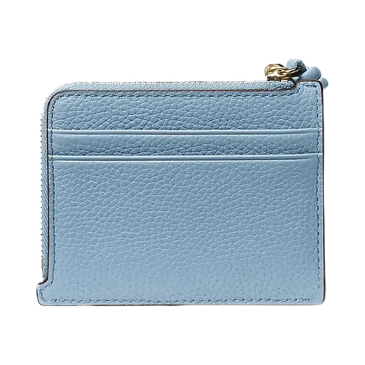 Michael Kors Jet Set Small Pebbled Leather Card Case Wristlet Chambray