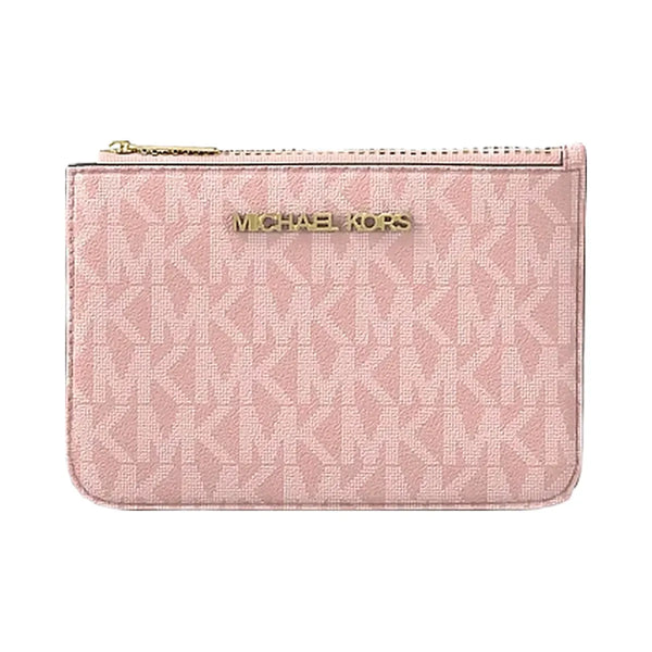 Michael Kors Jet Set Travel Small Signature Logo Coin Purse Pwd Blsh Mlt