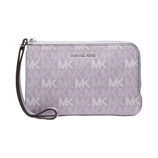 Michael Kors Jet Set Travel Small Signature Logo Wristlet Lilac