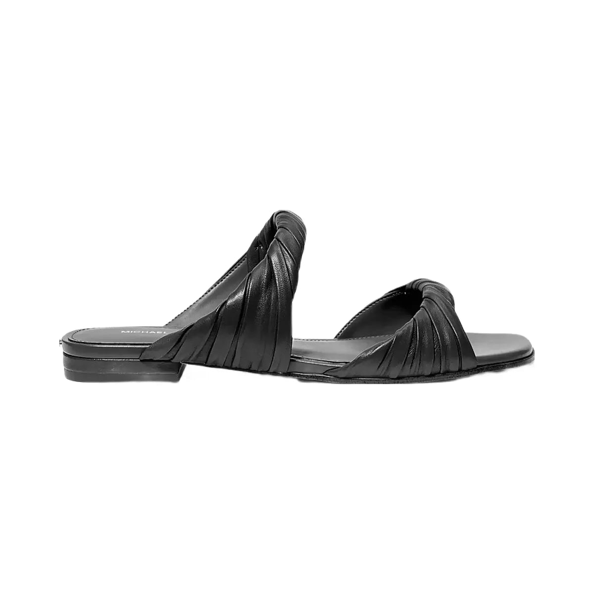 Michael Kors Kiana Leather Sandal Black