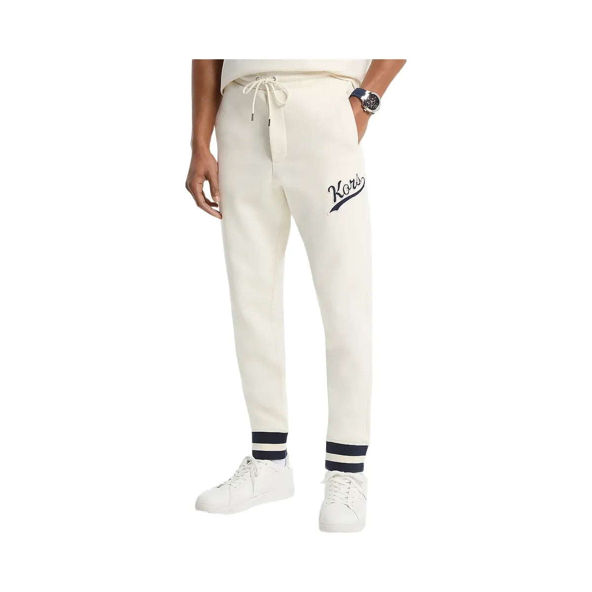 Michael Kors KORS Varsity Knit Joggers Bone