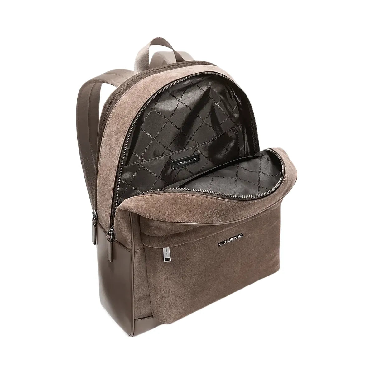 Michael Kors Pacey Suede Backpack Mushroom