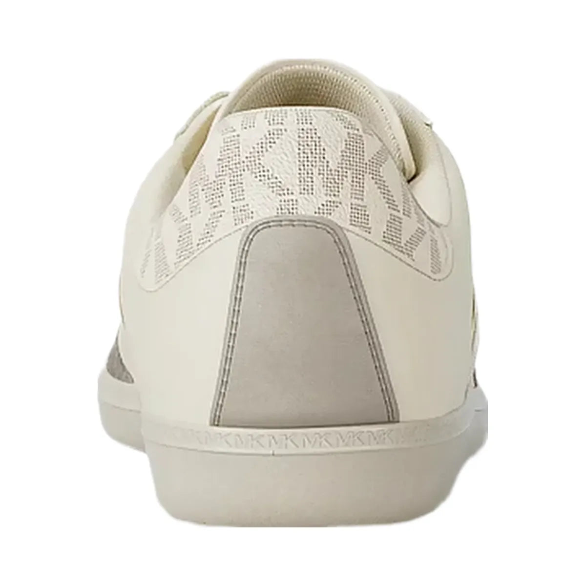 Michael Kors Sammy Mixed-Media Sneaker Cream