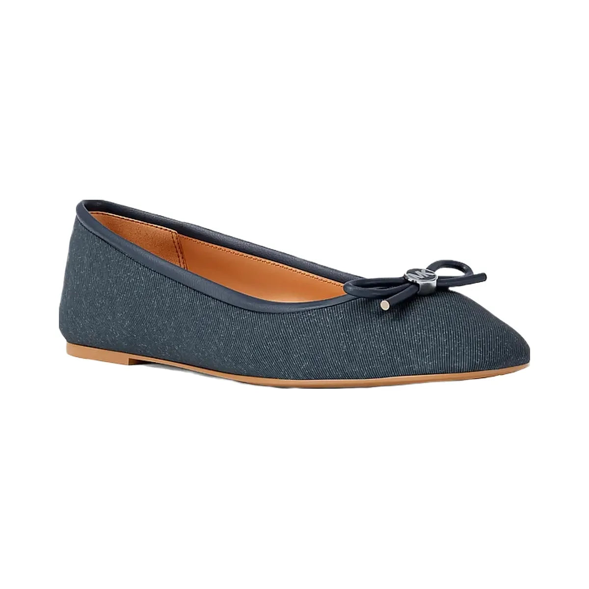Michael Kors Savannah Denim Ballet Flat Dk Vt Bluwsh