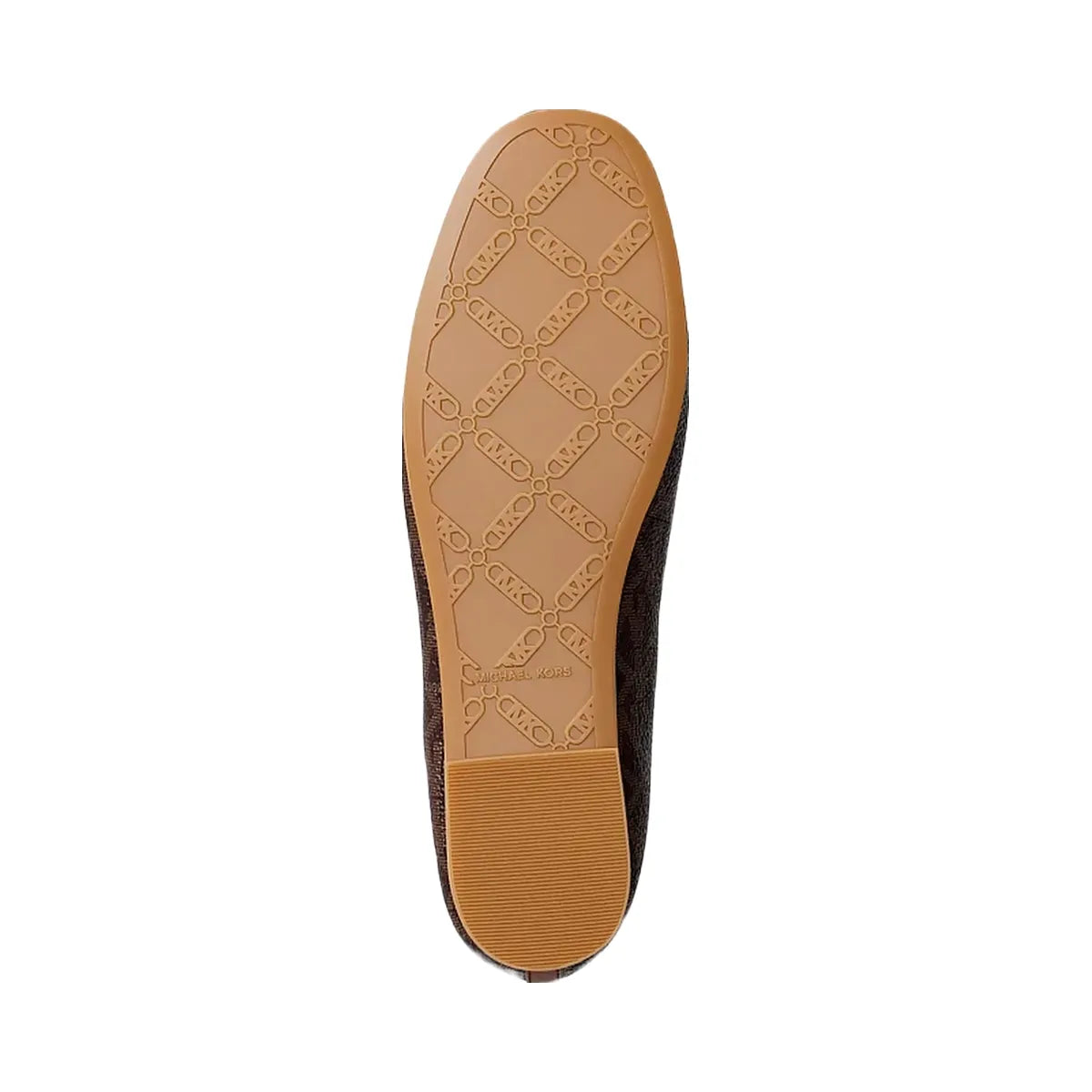 Michael Kors Savannah Signature Logo Ballet Flat Brown