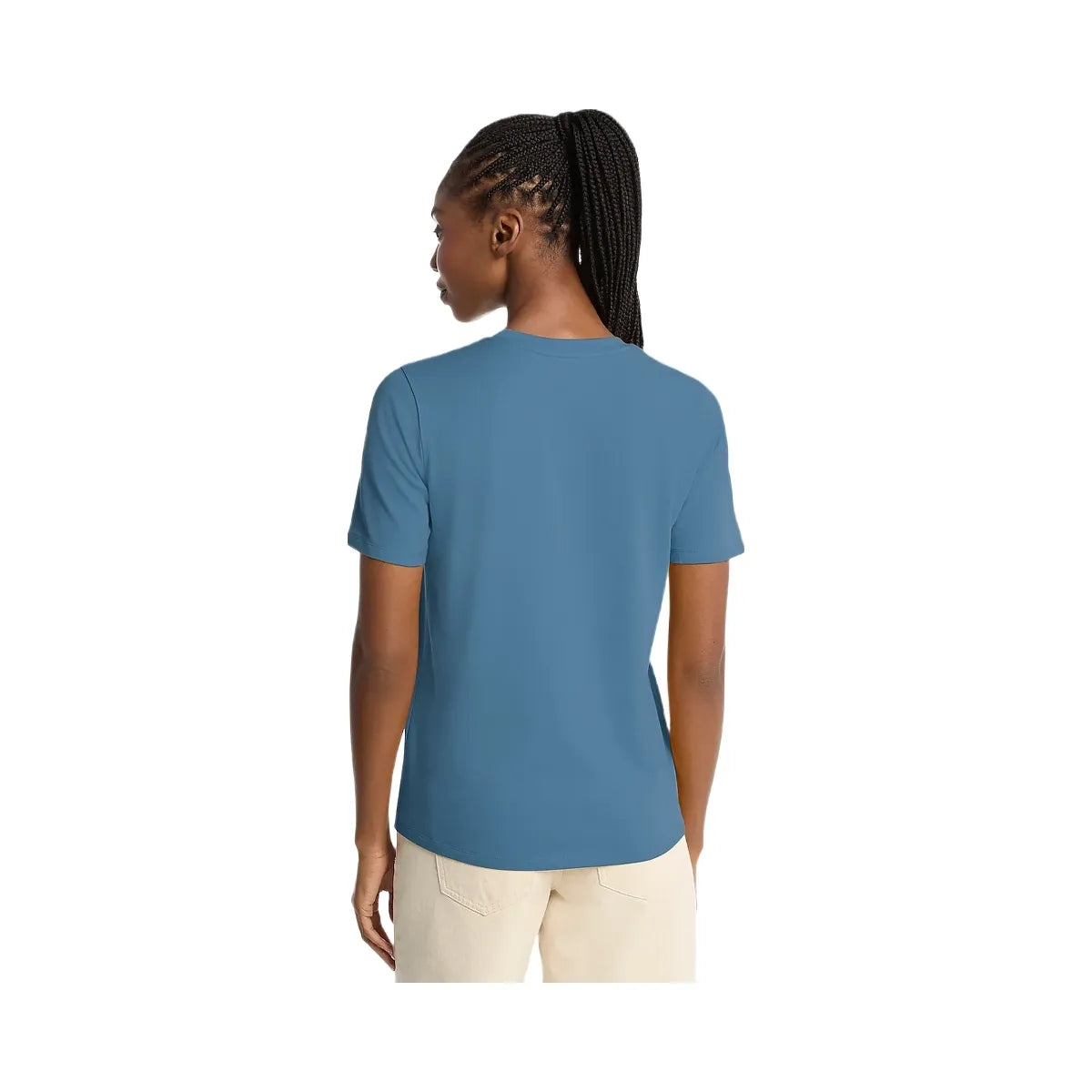 Michael Kors Sequined Logo Cotton T-Shirt Dk Chambray
