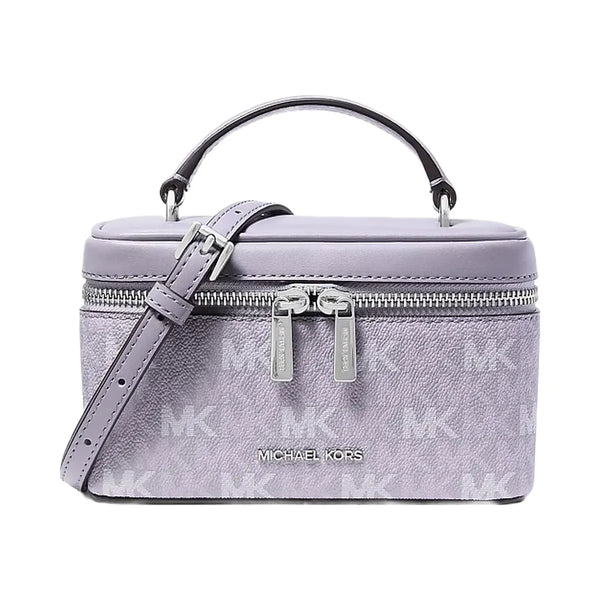 Michael Kors Vivi Small Signature Logo Vanity Crossbody Bag Lilac