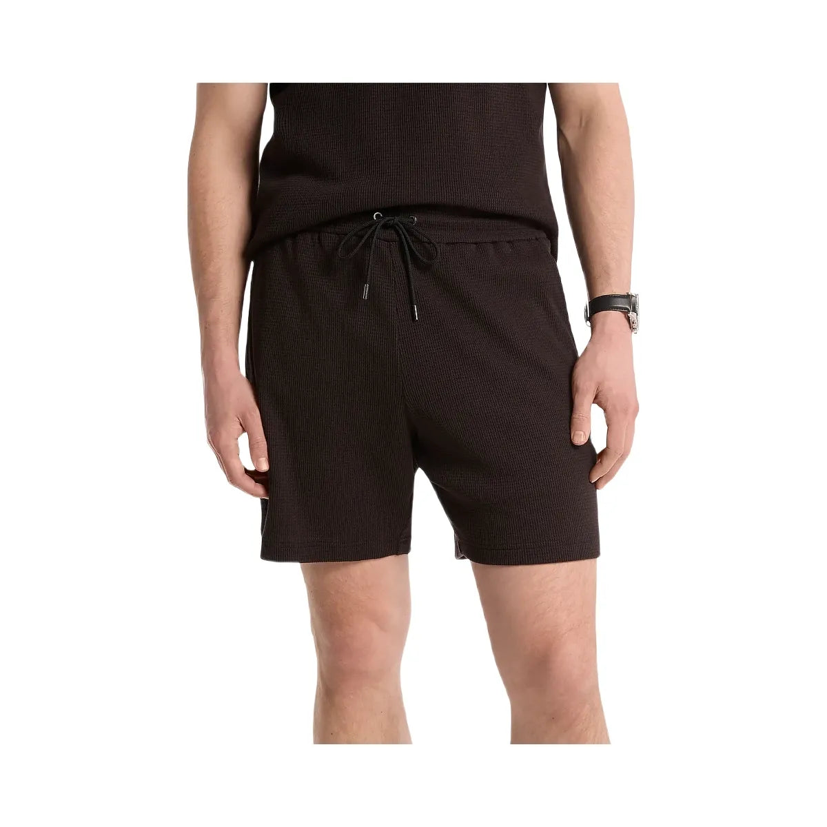 Michael Kors Waffle Knit Shorts Black