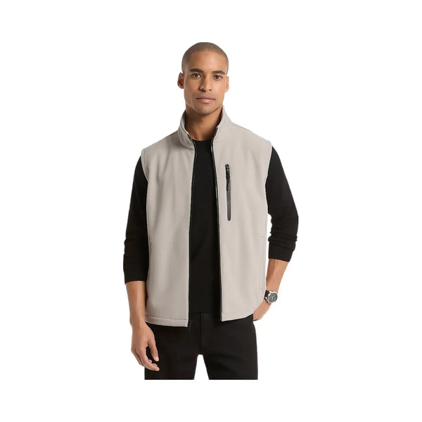 Michael Kors Zip-Up Vest Pearl Grey