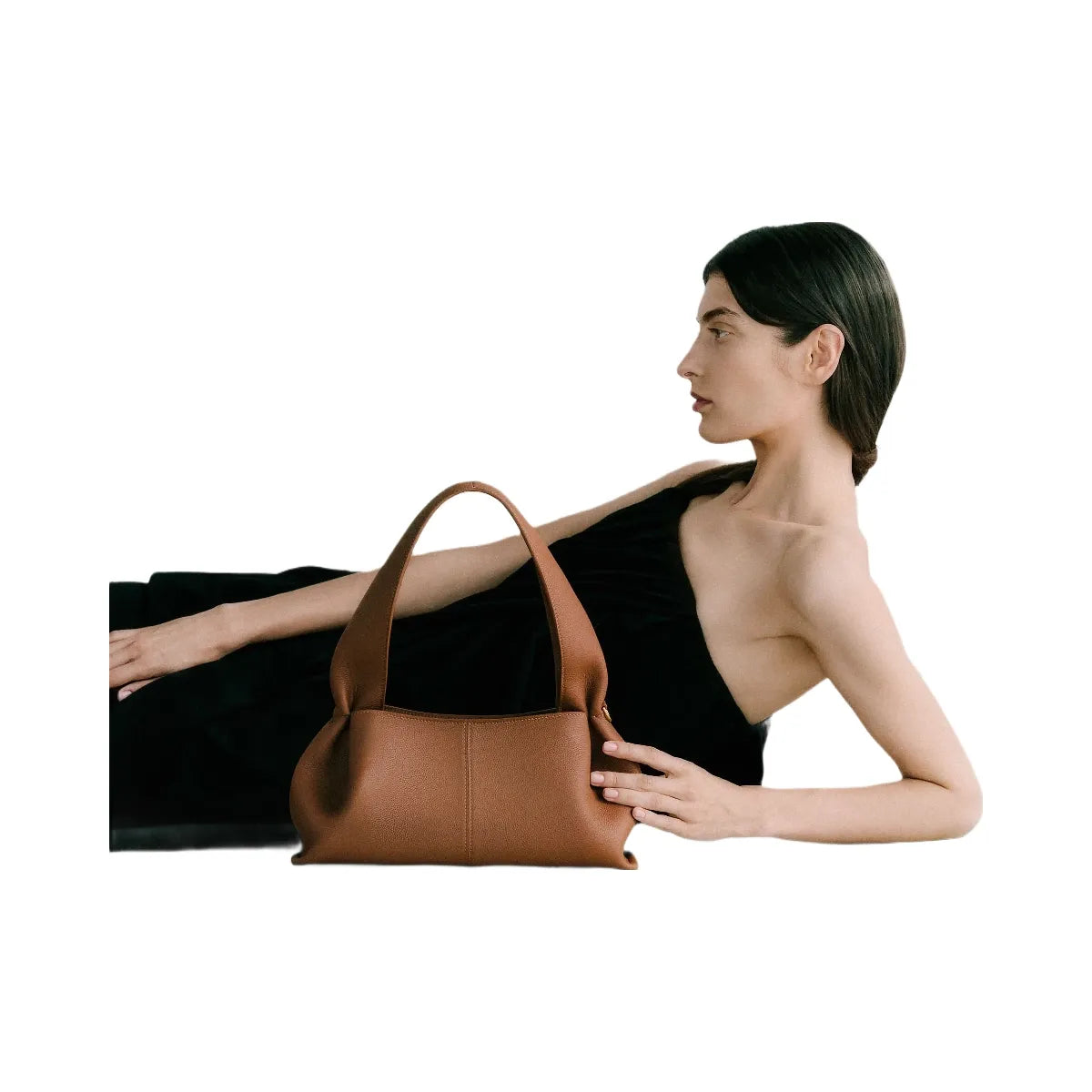 Polène Numéro Neuf East West - Textured Camel