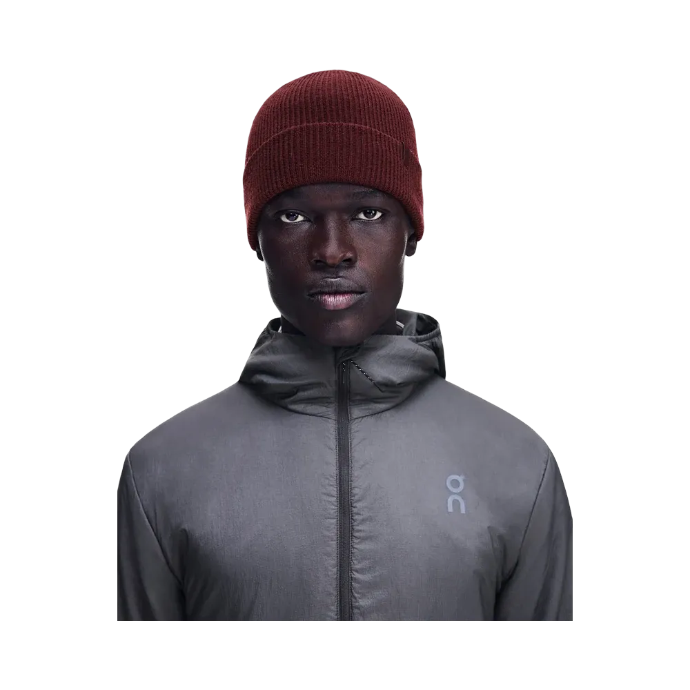 On Running Merino Beanie Maroon