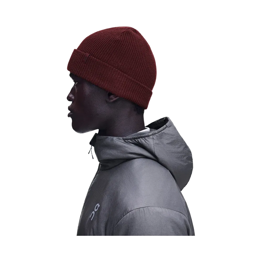 On Running Merino Beanie Maroon