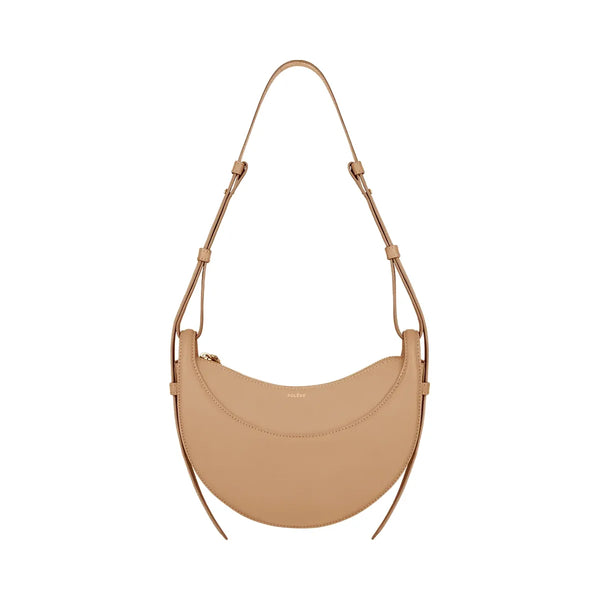 Polène Numéro Dix Smooth Leather Bag Beige
