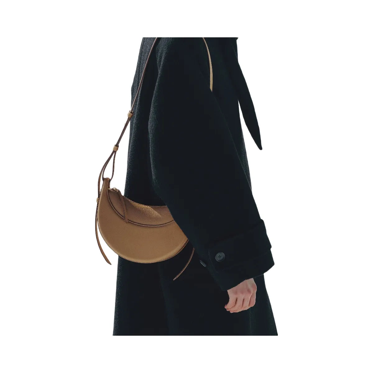 Polène Numéro Dix Smooth Leather Bag Ocher