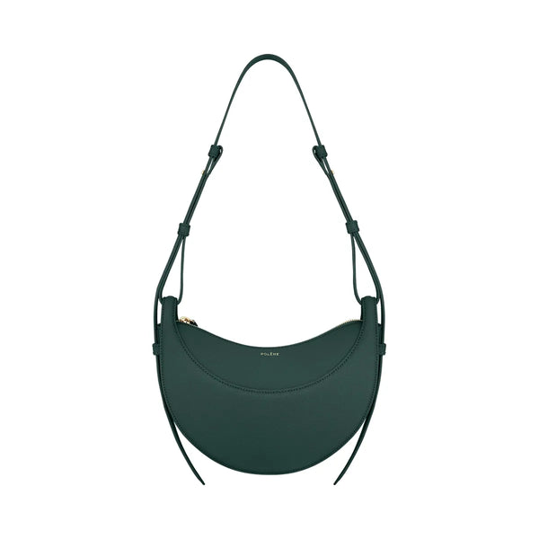 Polène Numéro Dix Textured Leather Bag Green