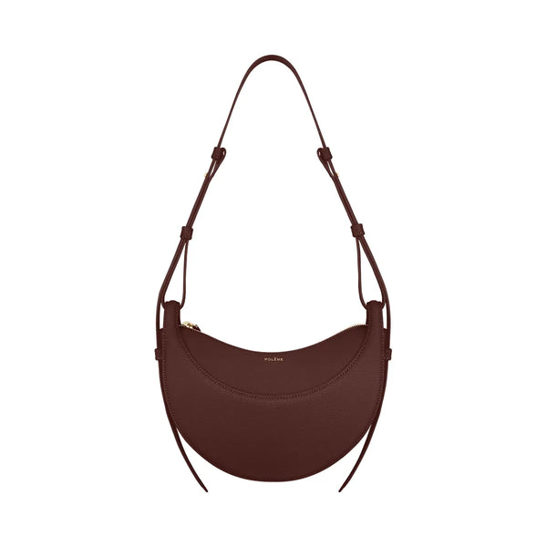 Polène Numéro Dix Textured Leather Bag Sandalwood