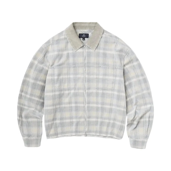 Represent Cord Zip Flannel Shirt Mineral