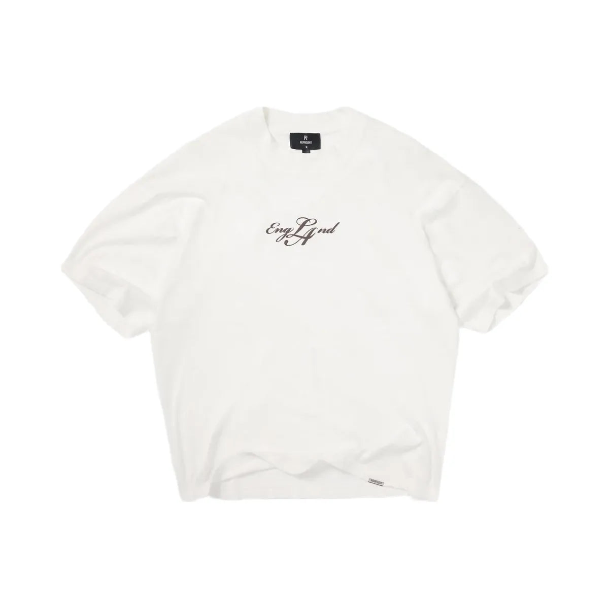 Represent England T Shirt Flat White