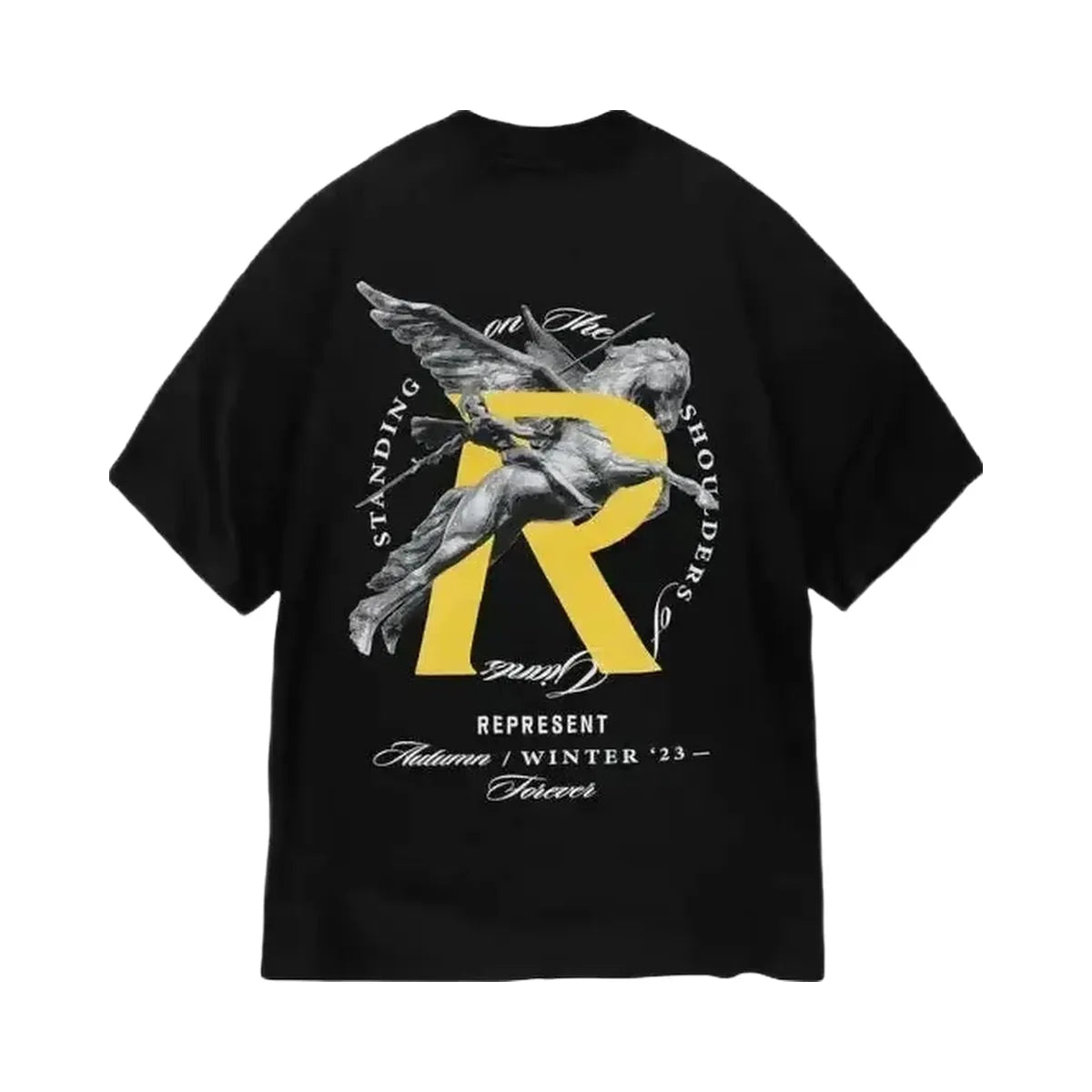 Represent Giants T Shirt Jet Black/Black